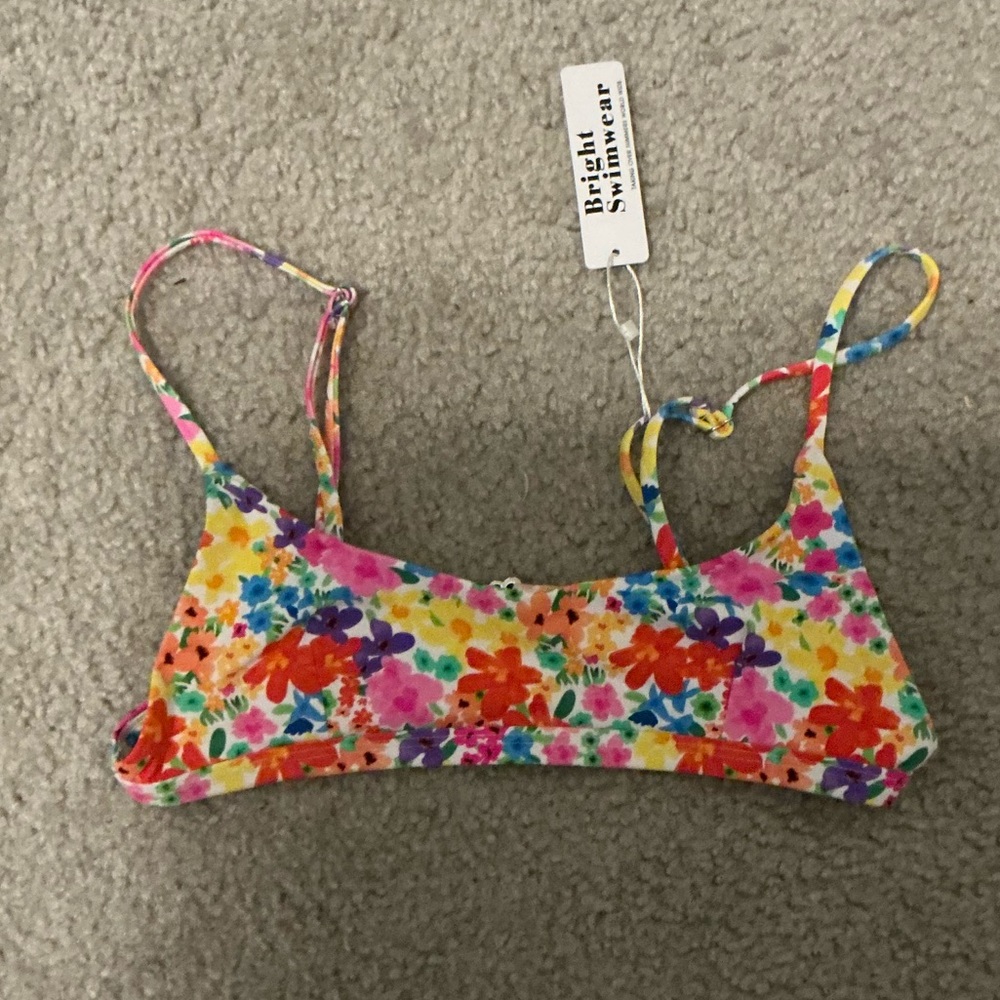Bright Swimwear Floral Bikini Top